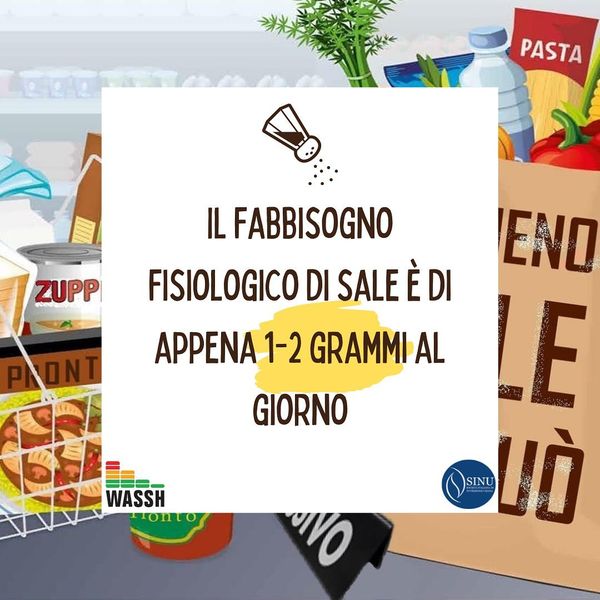 SETTIMANA MONDIALE 2022 PER LA RIDUZIONE DEL CONSUMO DI SALE