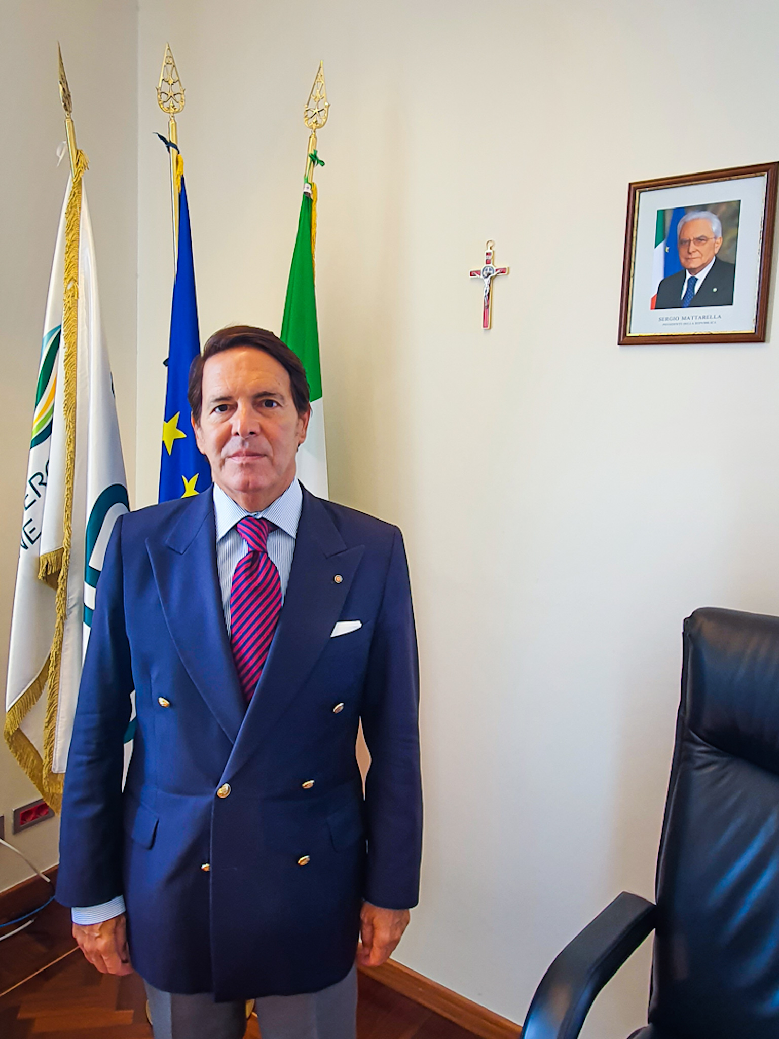 Il presidente Carlo Gaudio a 