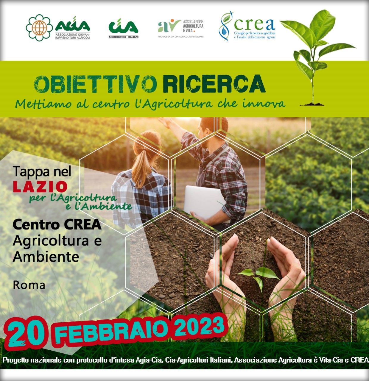 OBIETTIVO RICERCA: METTIAMO AL CENTRO L’AGRICOLTURA CHE INNOVA. SESTO APPUNTAMENTO AL CREA AGRICOLTURA E AMBIENTE