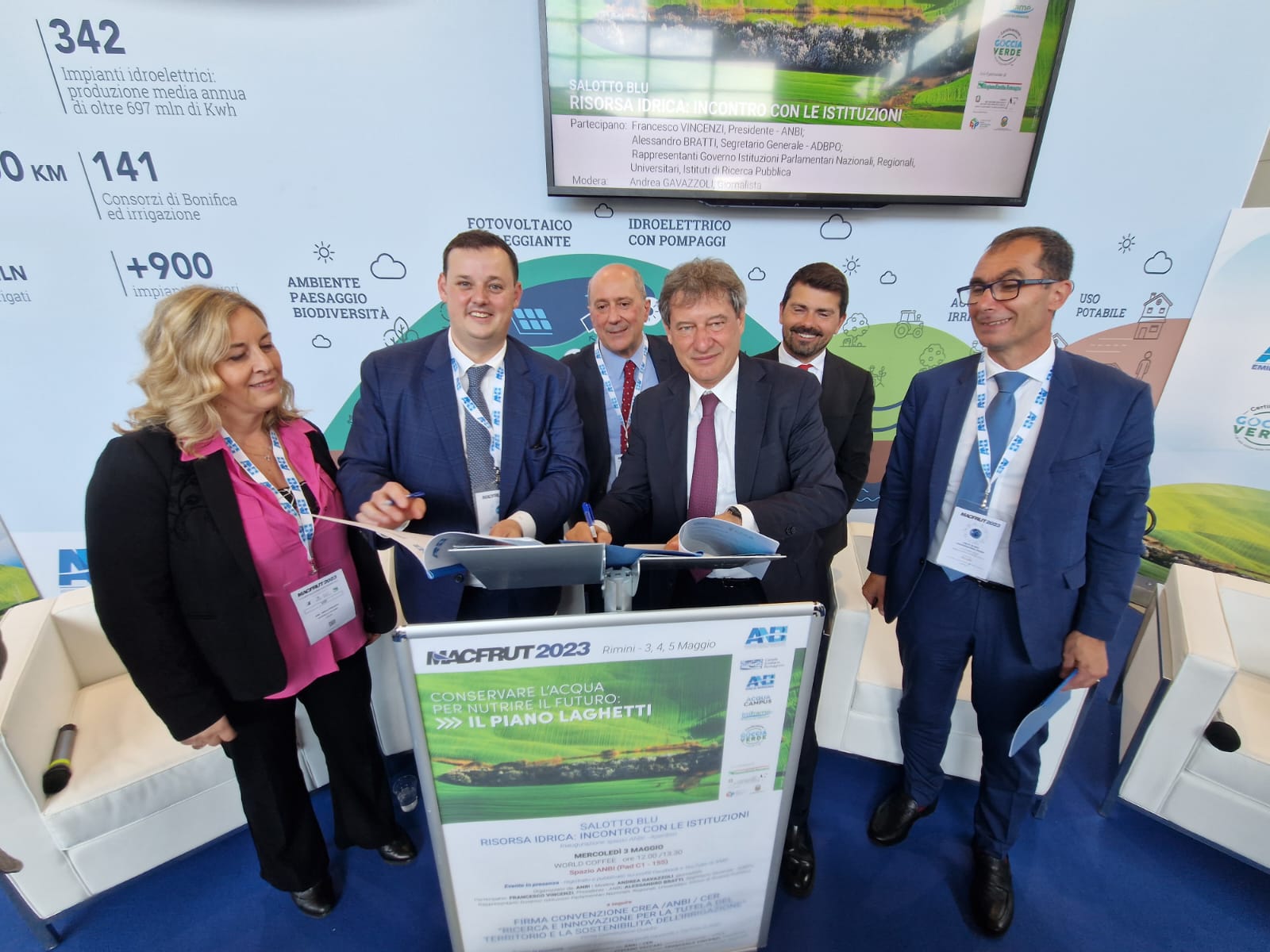 Protocollo d’intesa CREA-ANBI-CER: difesa del suolo e irrigazione digitale per sostenere l’agricoltura e combattere la crisi idrica