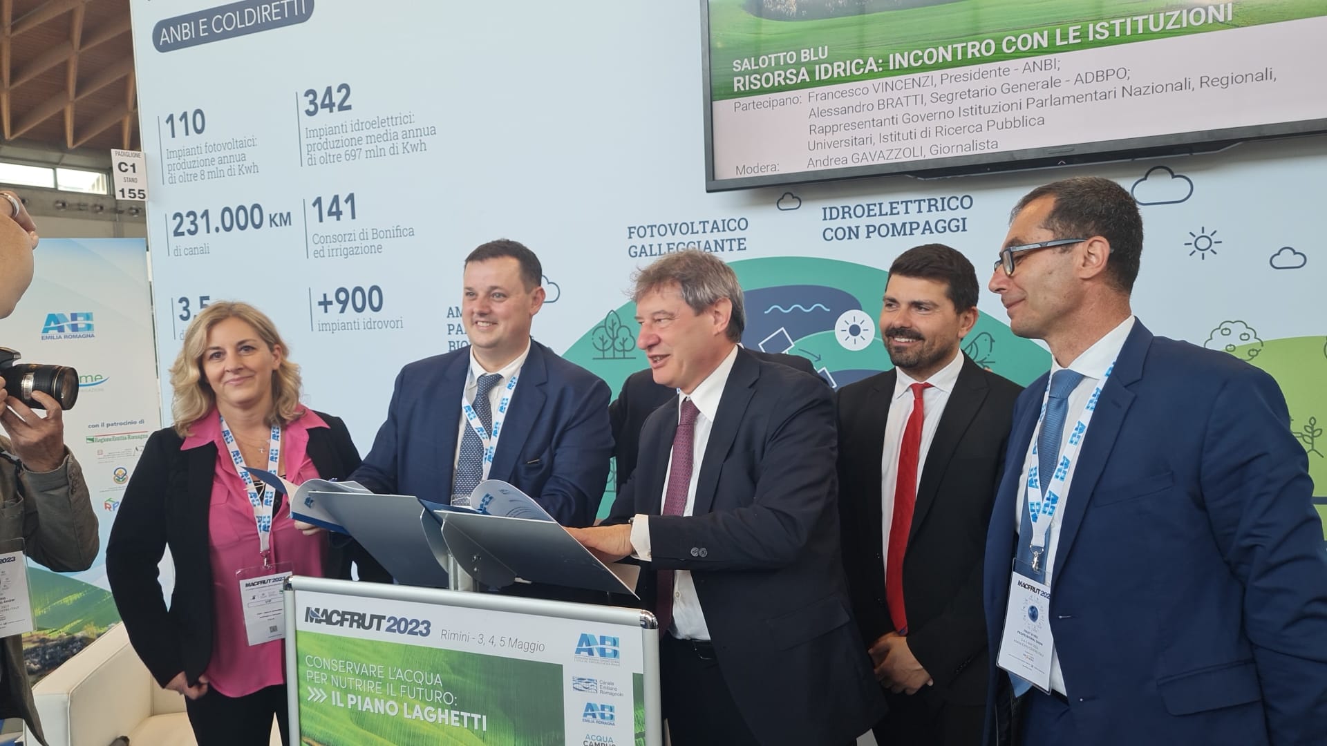 Siccità: siglato al Macfrut Protocollo d’Intesa tra CREA, ANBI e CER per difesa del suolo e sviluppo dell’irrigazione digitale