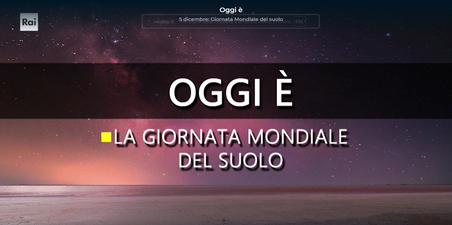 Giornata Mondiale del suolo, il Crea sullo speciale Rai Scuola