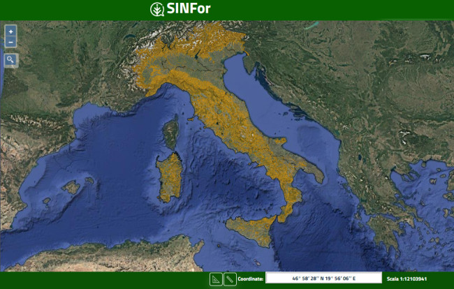 CREA: Dopo quasi ottant’anni l’Italia ha una nuova Carta forestale