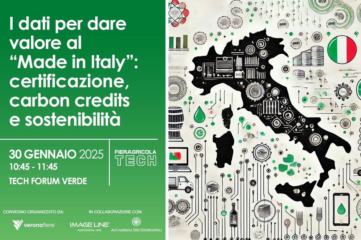 I dati per dare valore al Made in Italy: certificazione, carbon credits e sostenibilità