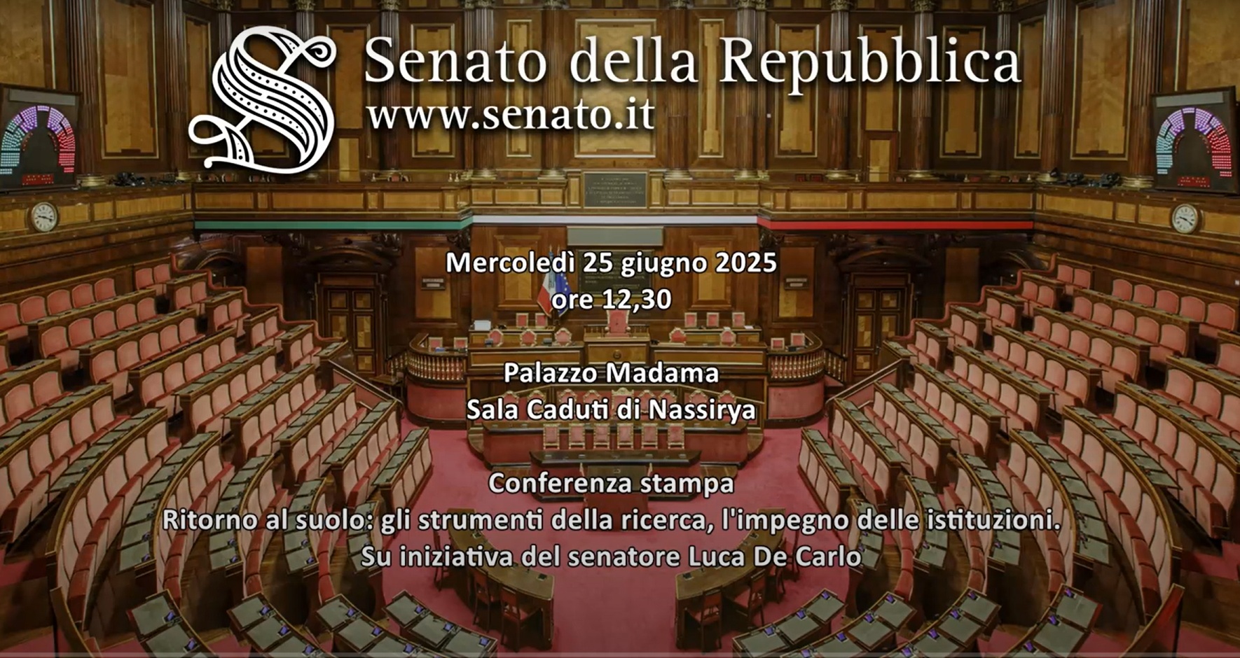 Online il video della conferenza al Senato: presentata la Carta dei suoli d’Italia