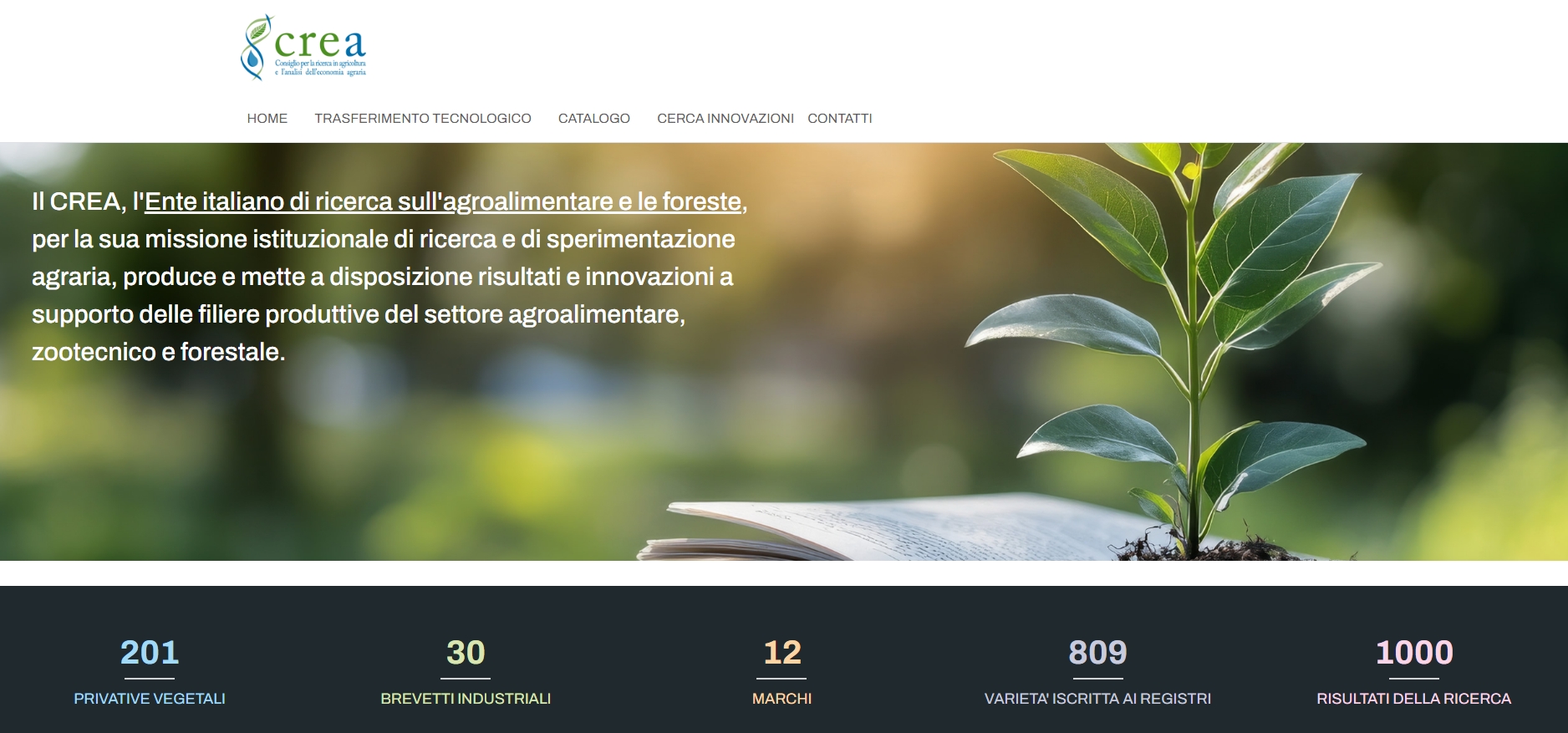 On line il nuovo sito delle innovazioni CREA: la ricerca applicata per tutti