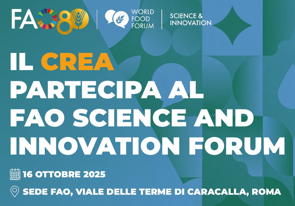 AgriTech solutions & Innovations in action: anche il CREA nell'exhibition del Forum SIF FAO
