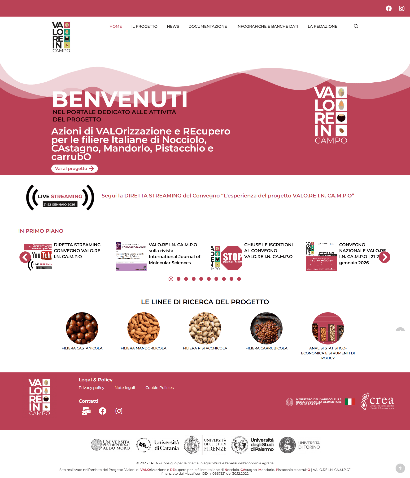 Frutta a guscio, presentati i risultati del progetto CREA “VALORE IN CAMPO”