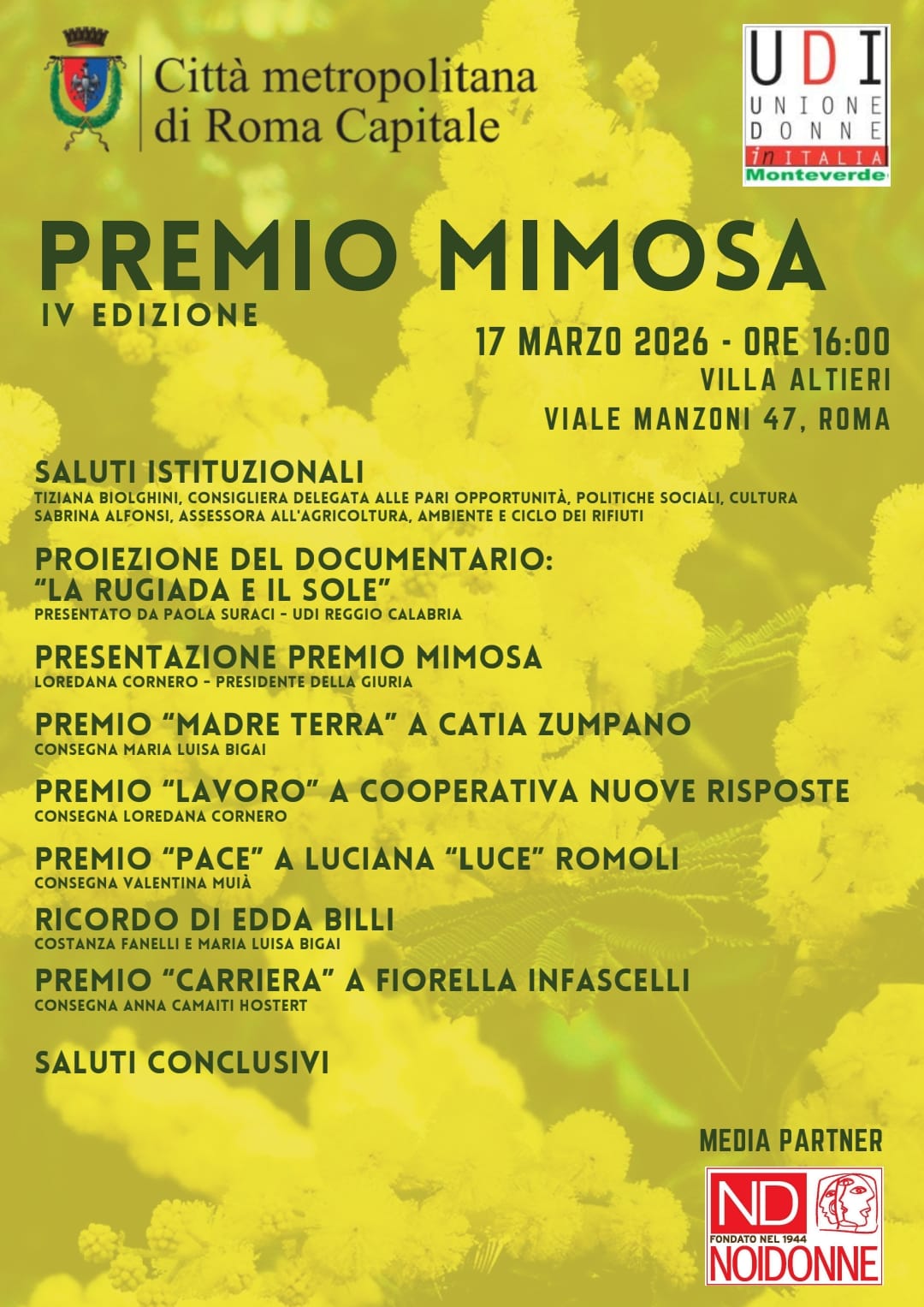 Giornata Internazionale della Donna: al CREA il Premio "Madre Terra"