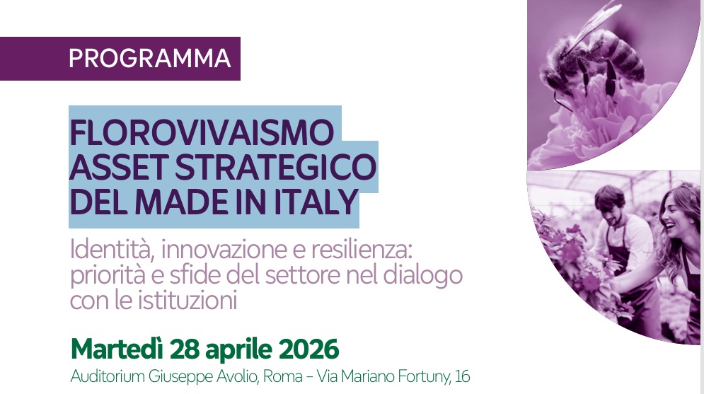 Florovivaismo Asset Strategico del Made in Italy