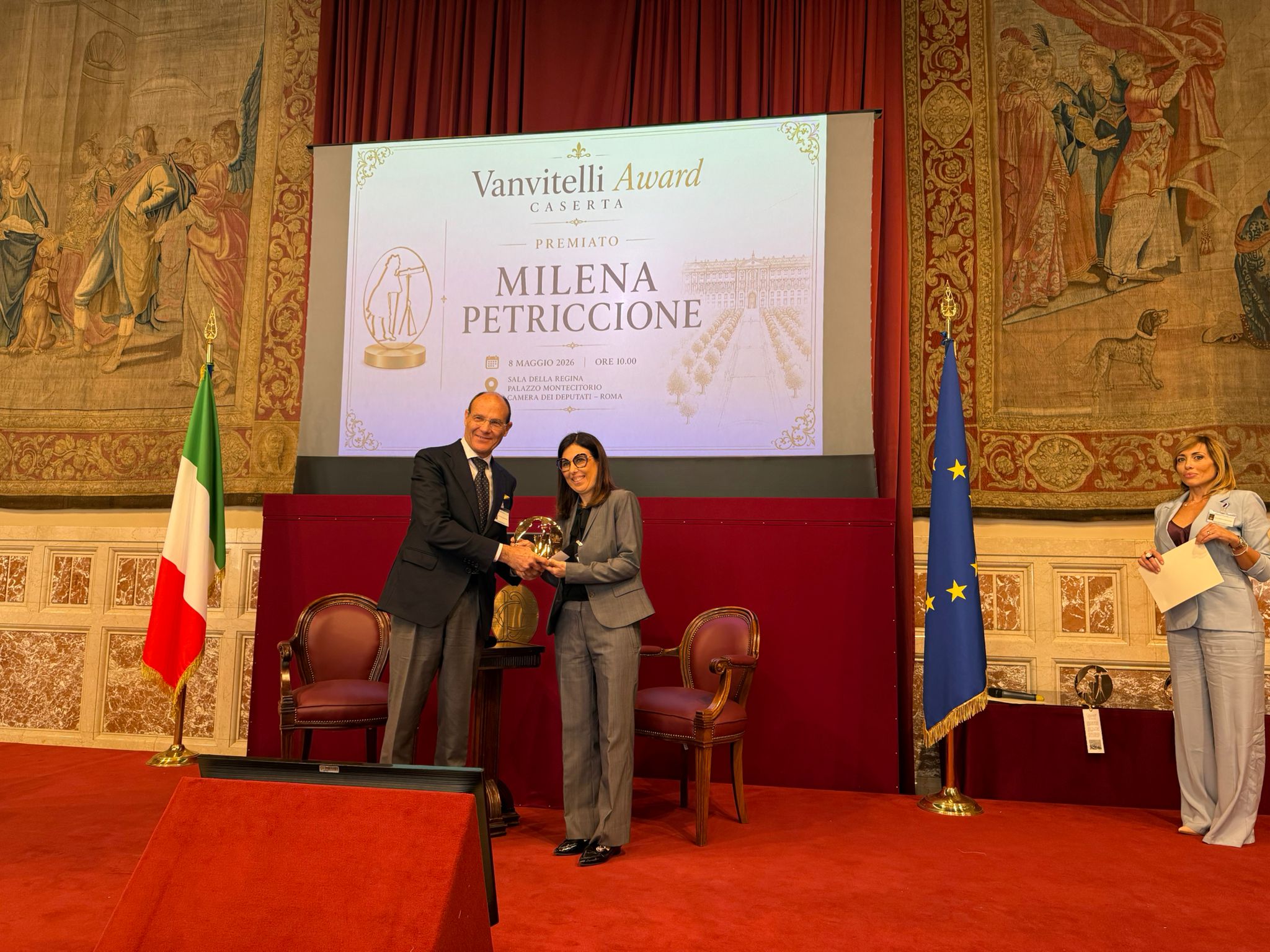 Vanvitelli Award Caserta: premiata Milena Petriccione, direttrice CREA Olivicoltura Frutticoltura e Agrumicoltura