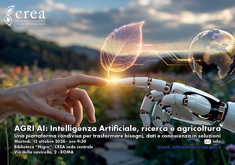 AGRI AI, al CREA una piattaforma condivisa per l’intelligenza artificiale in agricoltura