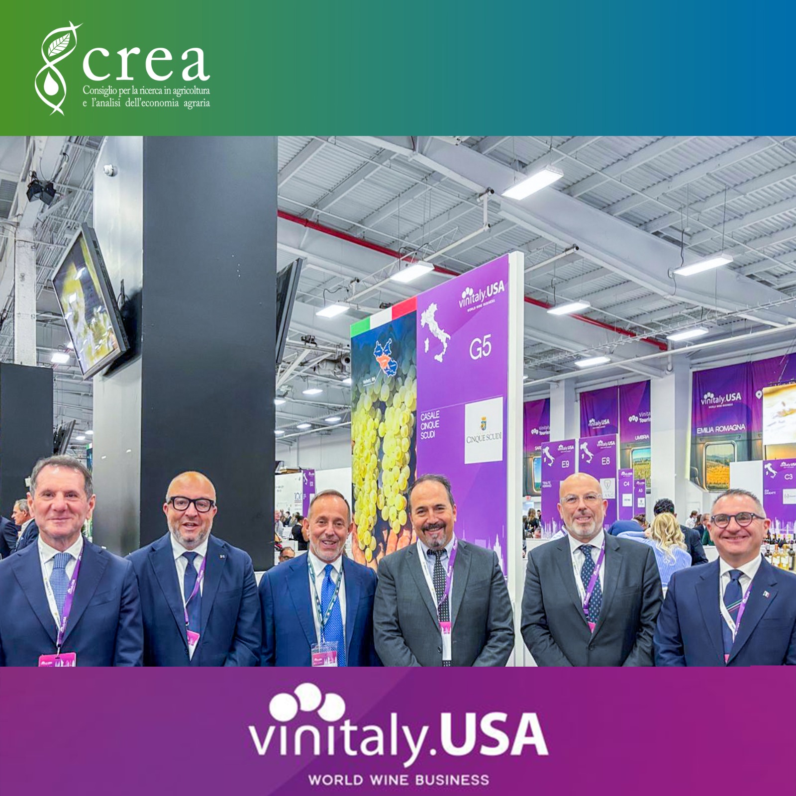 CREA A VINITALY USA 2026: LA RICERCA ITALIANA PROTAGONISTA A NEW YORK