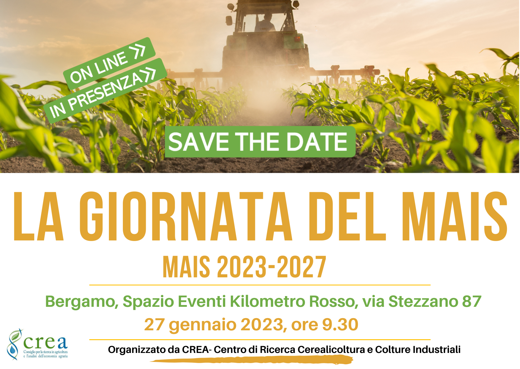 GIORNATA DEL MAIS 2023: QUALE FUTURO PER IL MAIS ITALIANO?