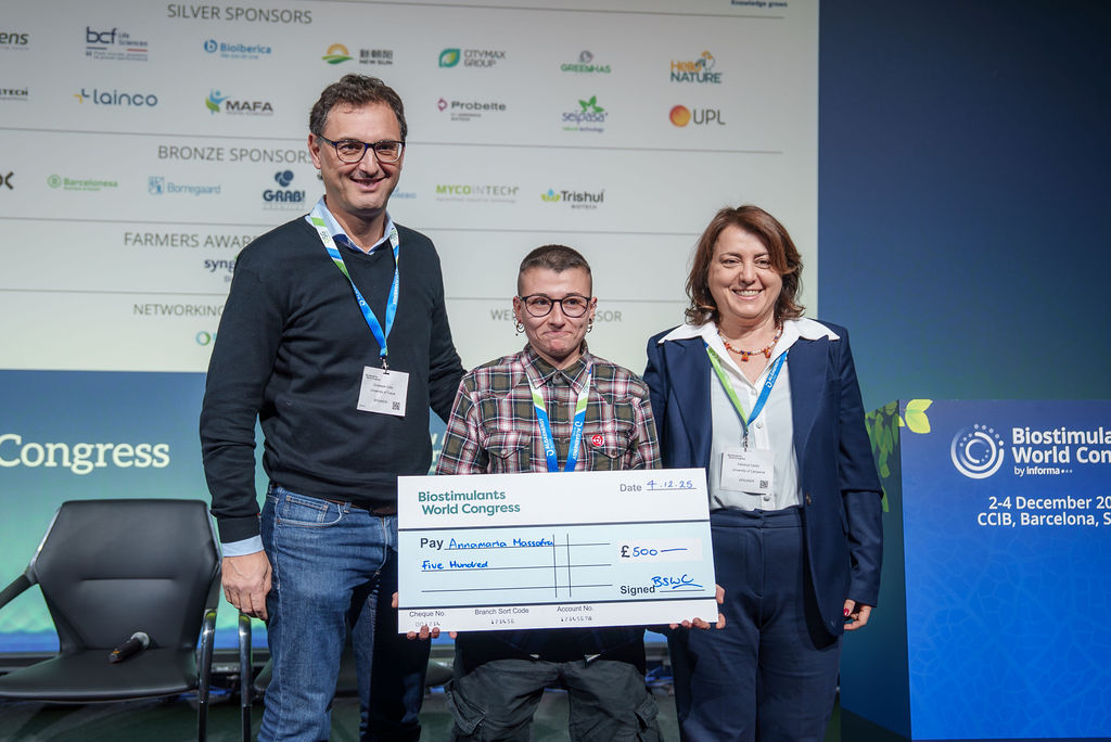 Il CREA vince il premio come miglior poster al Biostimulants World Congress di Barcellona