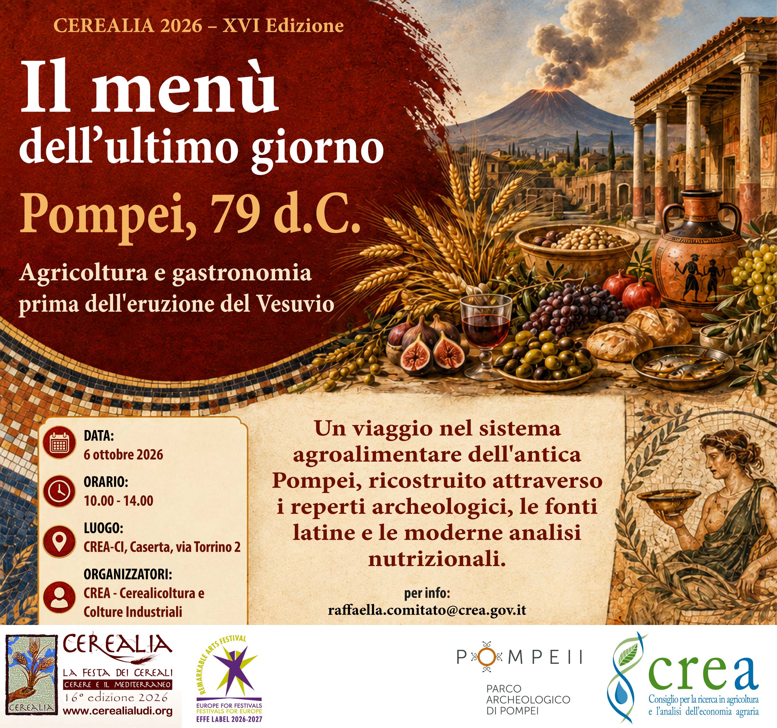 Il menù dell’ultimo giorno
