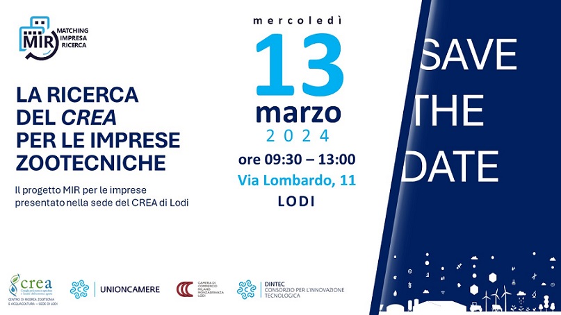 INCONTRO MIR: LA RICERCA DEL CREA PER LE IMPRESE ZOOTECNICHE
