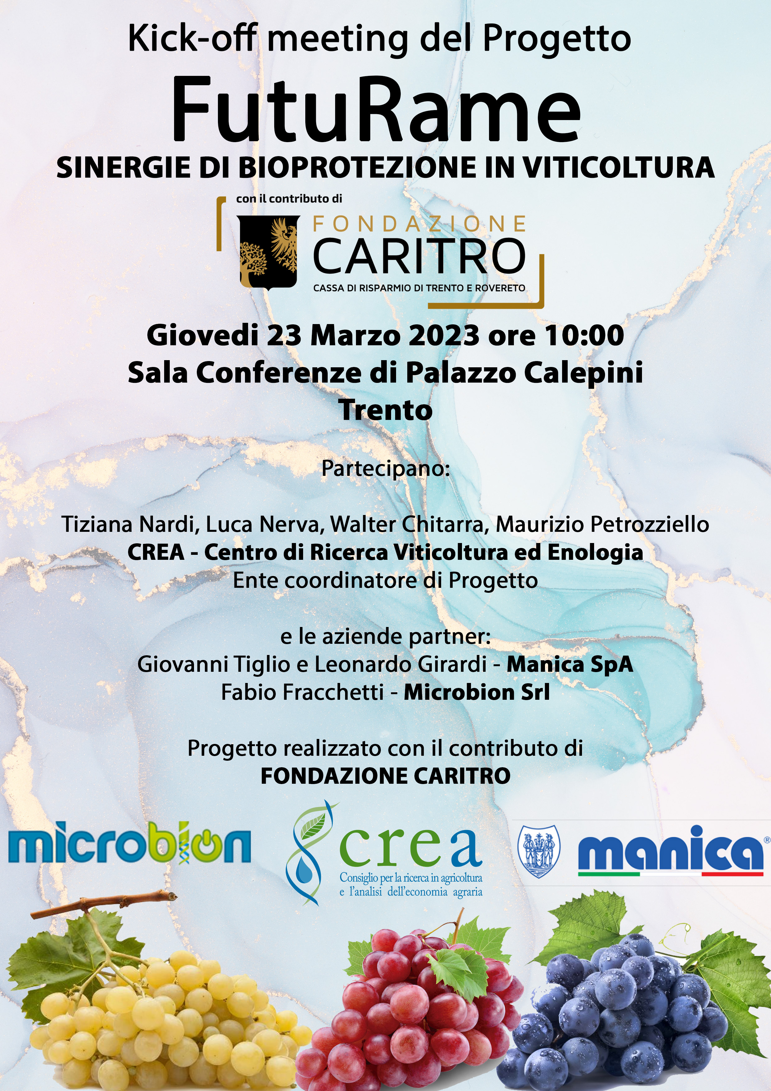 Locandina evento Caritro