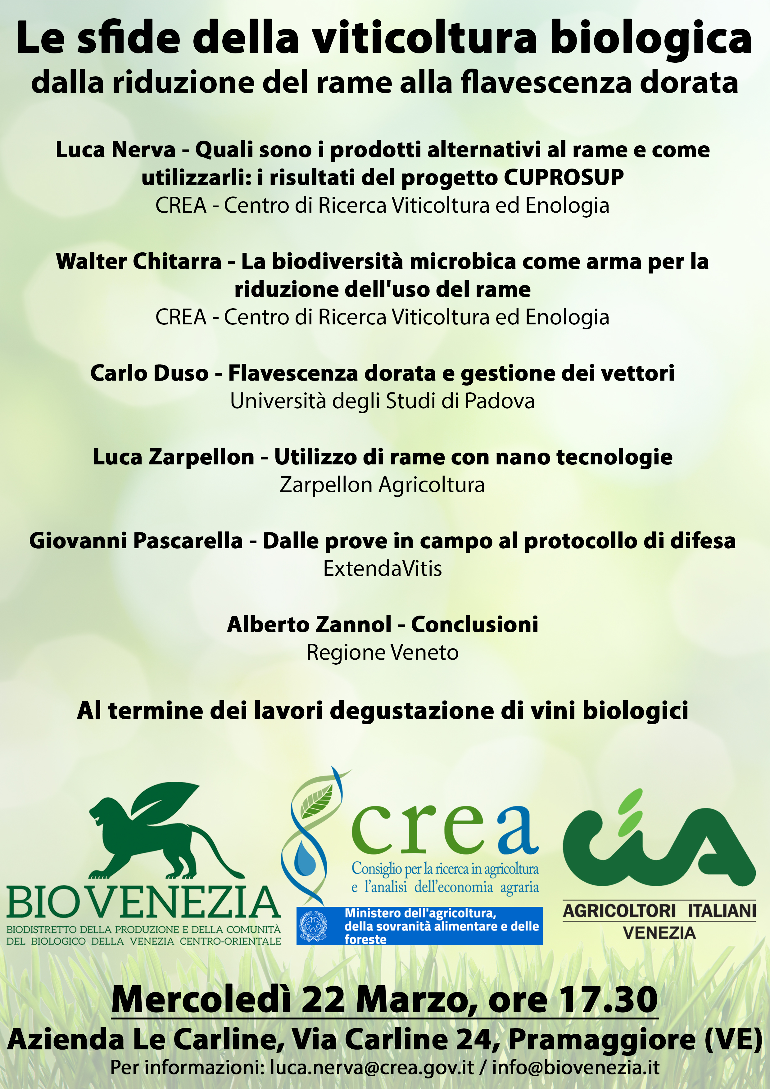 Locandina e loghi evento CUPROSUP