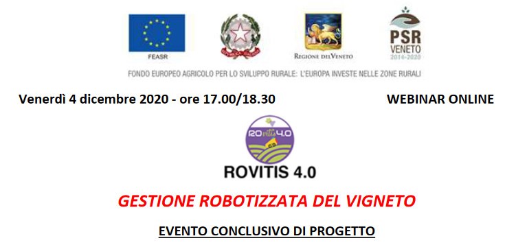 Evento conclusivo Rovitis 4.0