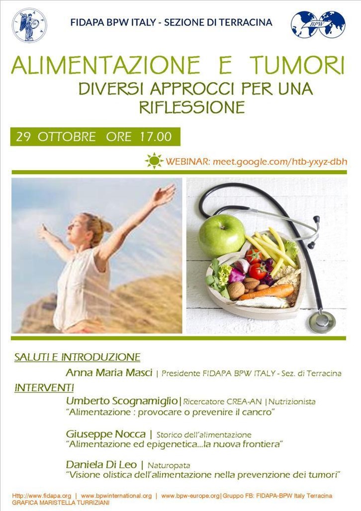 Alimentazione e tumori, diversi approcci per una riflessione