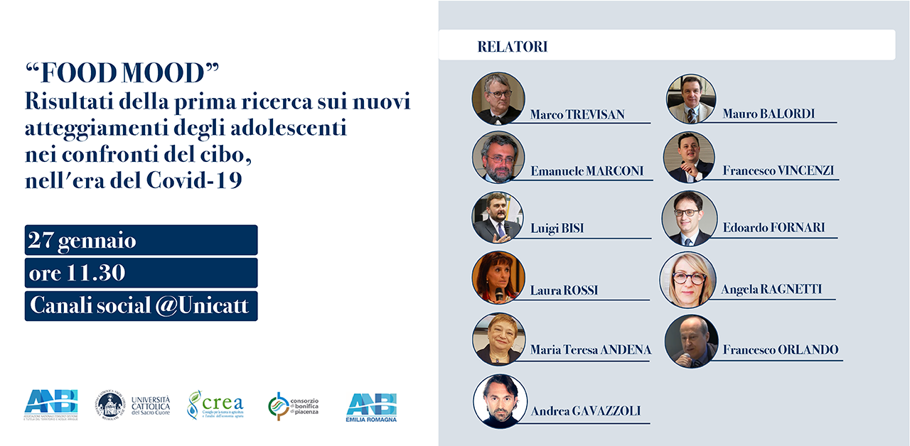 FOOD MOOD” Risultati della prima ricerca sui nuovi atteggiamenti degli adolescenti nei confronti del cibo, nell'era del Covid-19