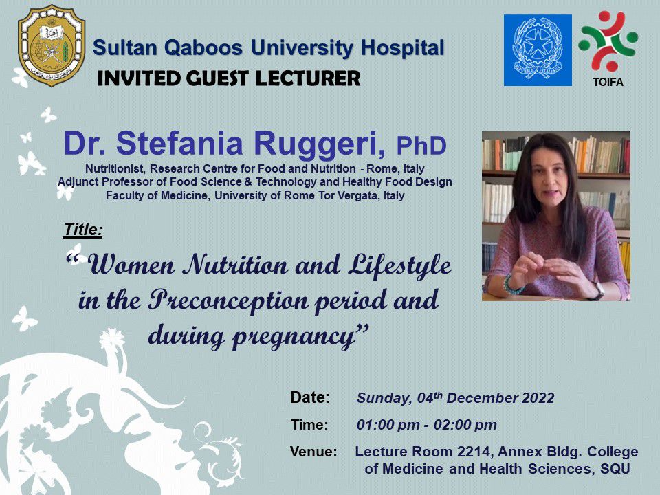 Il CREA in Oman per la salute della donna