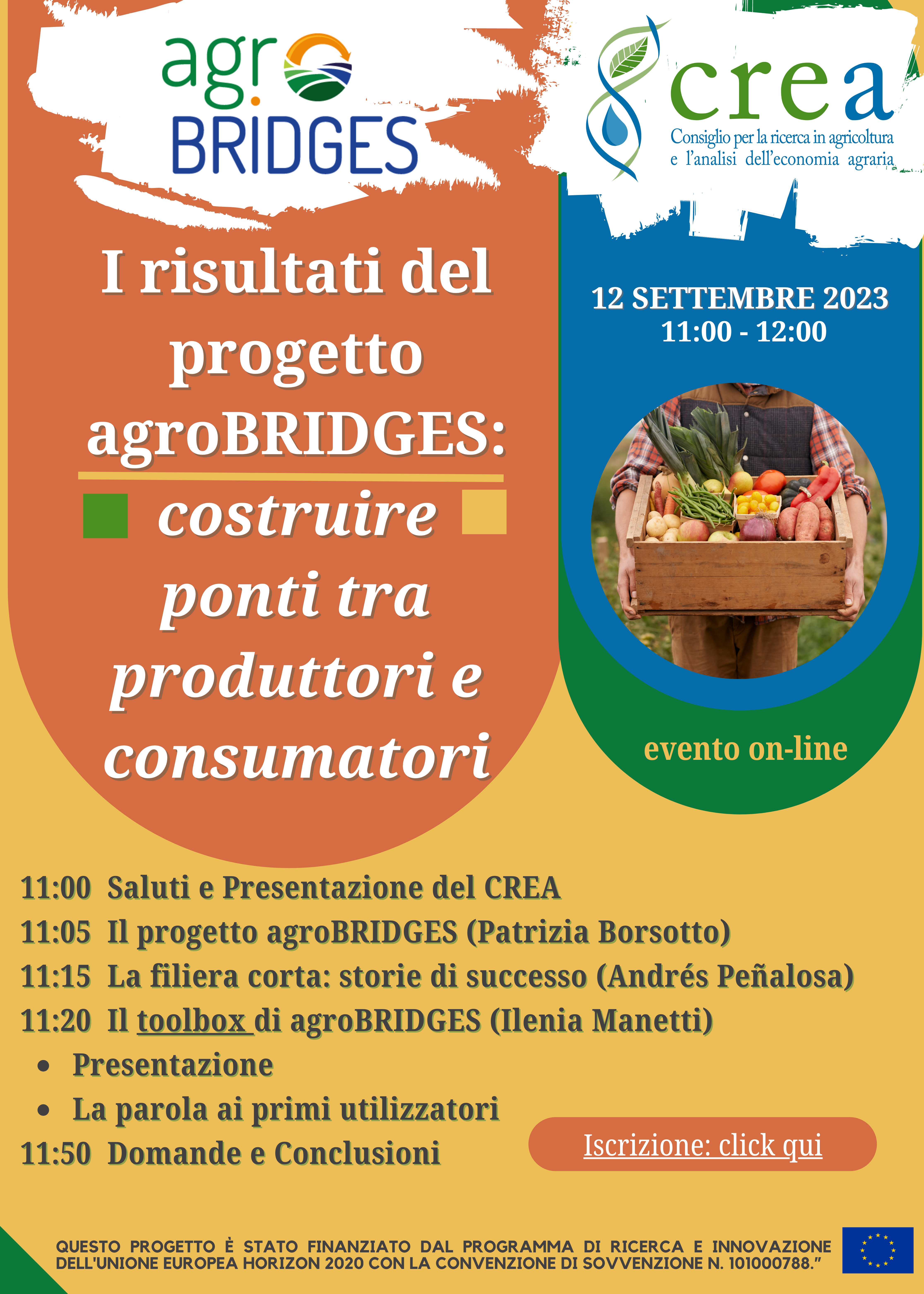 I risultati del Progetto agroBRIDGES: “costruire ponti tra produttori e consumatori”