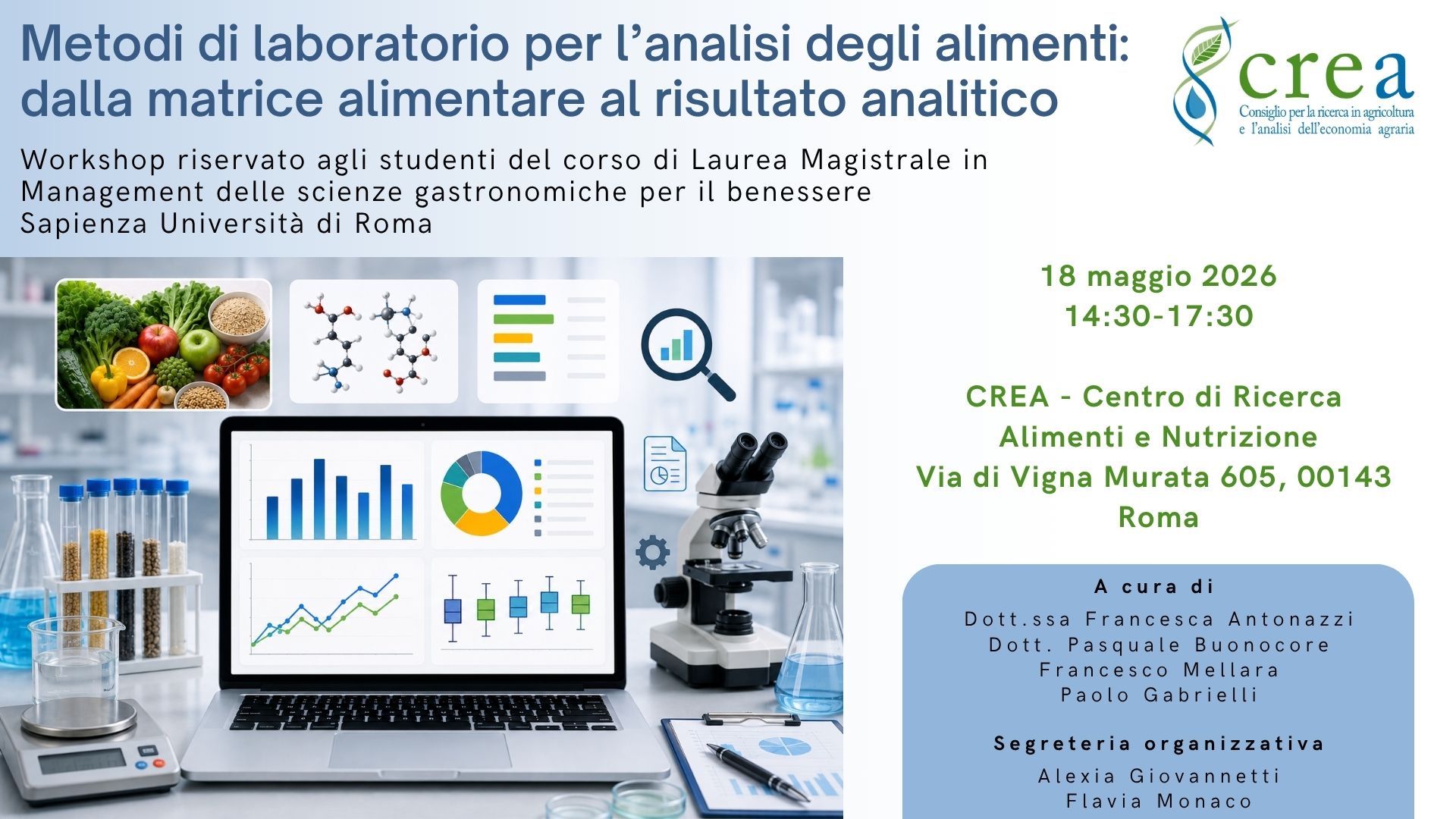 Metodi di laboratorio per l’analisi degli alimenti: dalla matrice alimentare al risultato analitico