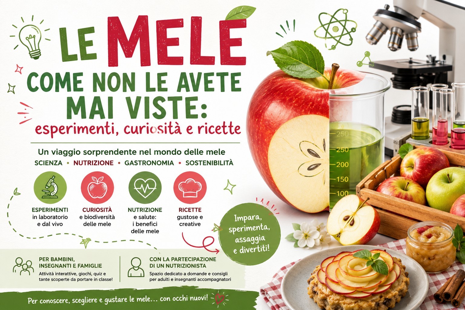 LE MELE COME NON LE AVETE MAI VISTE: esperimenti, curiosità e ricette