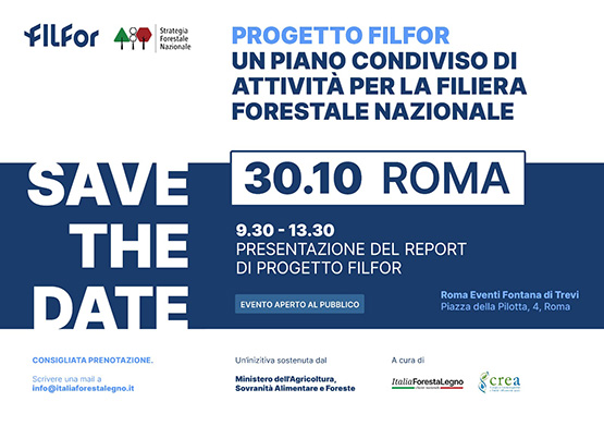 Progetto Filfor: un piano condiviso di attività per le Filiere Forestali Italiane