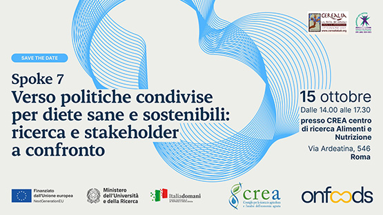 Save The Date Evento conclusivo del progetto ONFOODS Save The Date Evento conclusivo del progetto ONFOODS