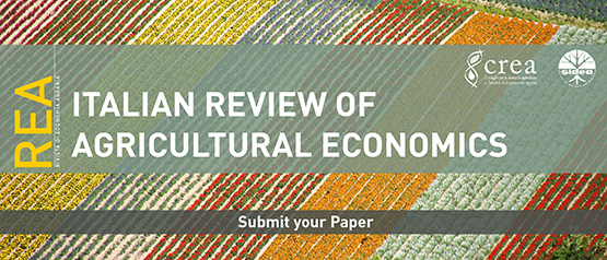 Newly released Issue 3/2025 of REA -Italian Review of Agricultural Economics