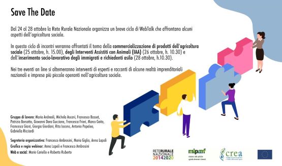 RRN Agricoltura Sociale – Ciclo di Web Talk