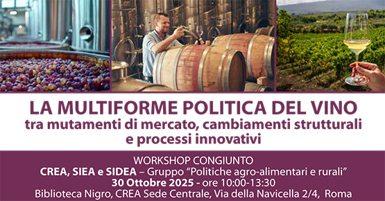 La multiforme politica del vino: tra mutamenti di mercato, cambiamenti strutturali e processi innovativi