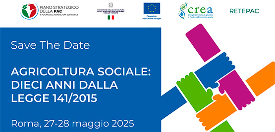 AGRICOLTURA SOCIALE - SAVE THE DATE