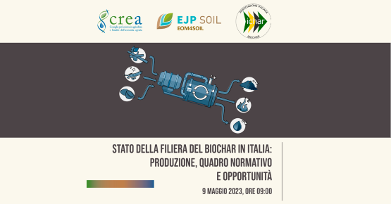 Progetto EOM4SOIL - Stato della filiera del biochar in Italia