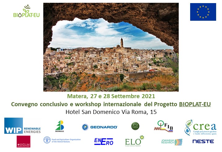 Progetto BIOPLAT-EU: Convegno conclusivo e workshop internazionale