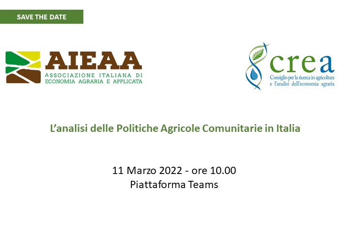 L’analisi delle Politiche Agricole Comunitarie in Italia