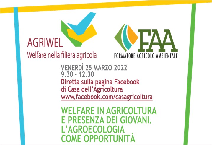 Welfare in agricoltura e presenza dei giovani. l'agroecologia come opportunità.