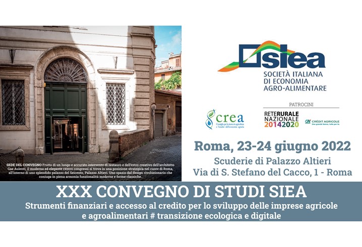 Il CREA al XXX Convegno di Studi SIEA