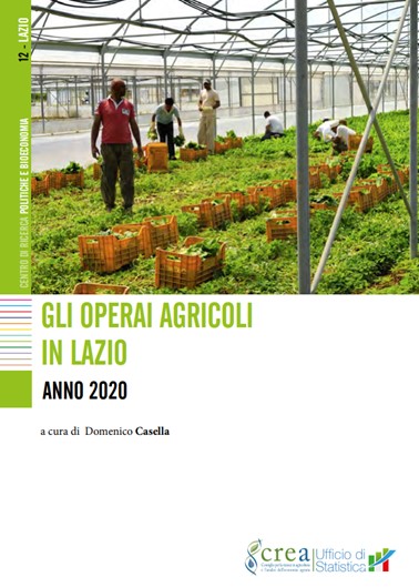 Gli operai agricoli in Lazio–Anno 2020