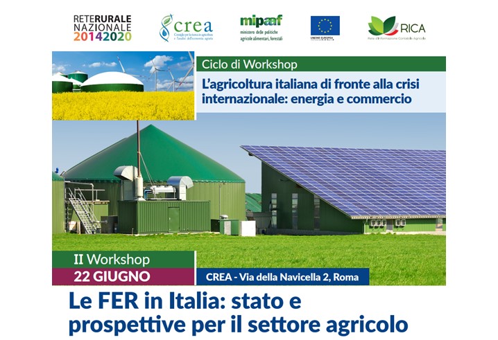 II Workshop del Ciclo “L’agricoltura italiana di fronte alla crisi internazionale: energia e commercio”