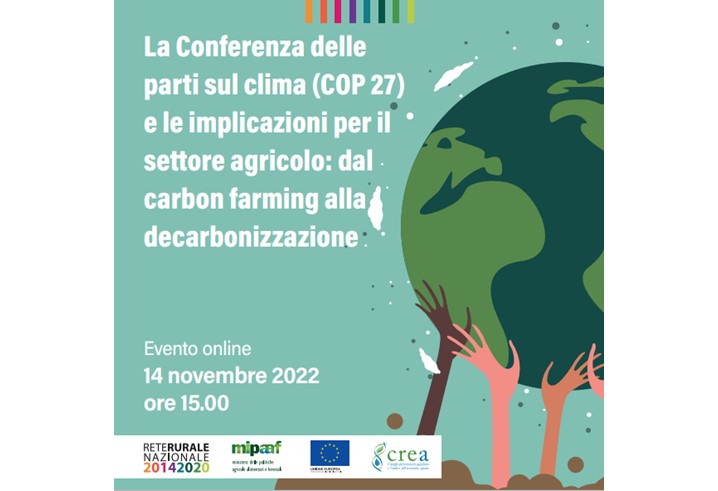 La Conferenza delle Parti sul clima (COP 27) e le implicazioni per il settore agricolo: dal carbon farming alla decarbonizzazione