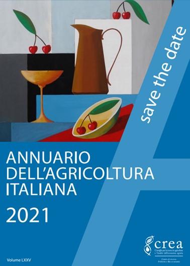Save the date: 20 Dicembre 2022 - Presentazione dell'Annuario dell'agricoltura italiana 2021