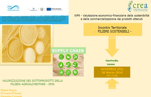 Incontro Territoriale Filiere Sostenibili