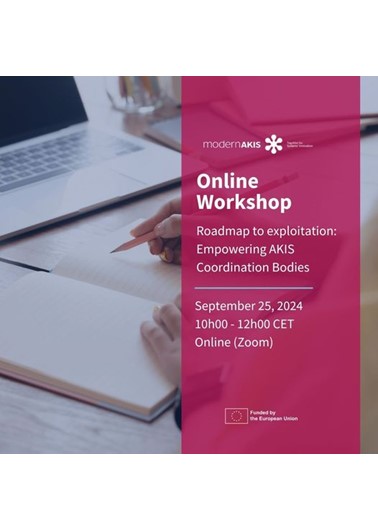 Progetto ModernAKIS: un workshop sul piano per lo sfruttamento e la diffusione dei risultati