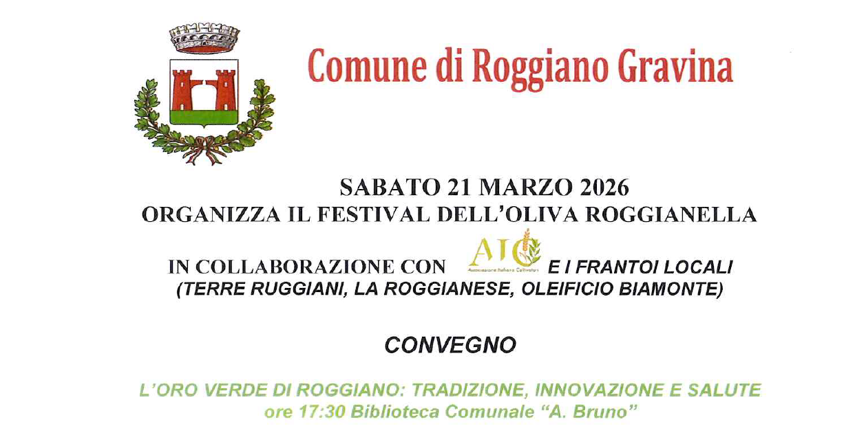 Il CREA partecipa al festival dell'oliva roggianella