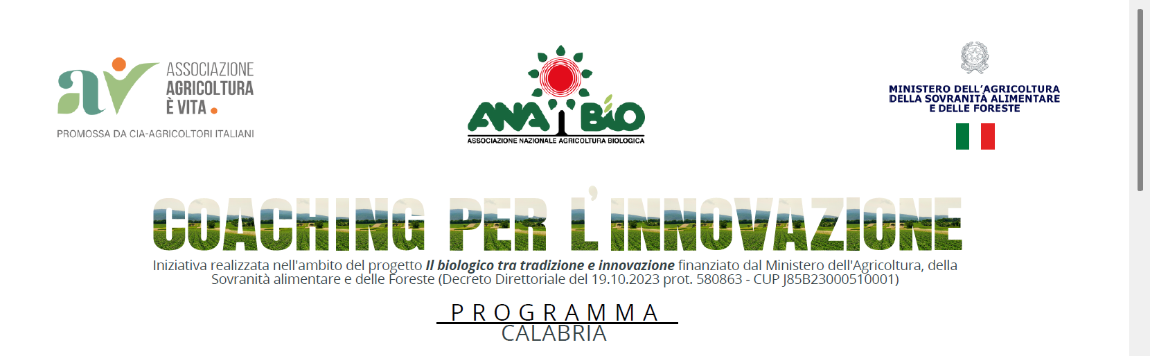 Coaching per l'innovazione Coaching per l'innovazione