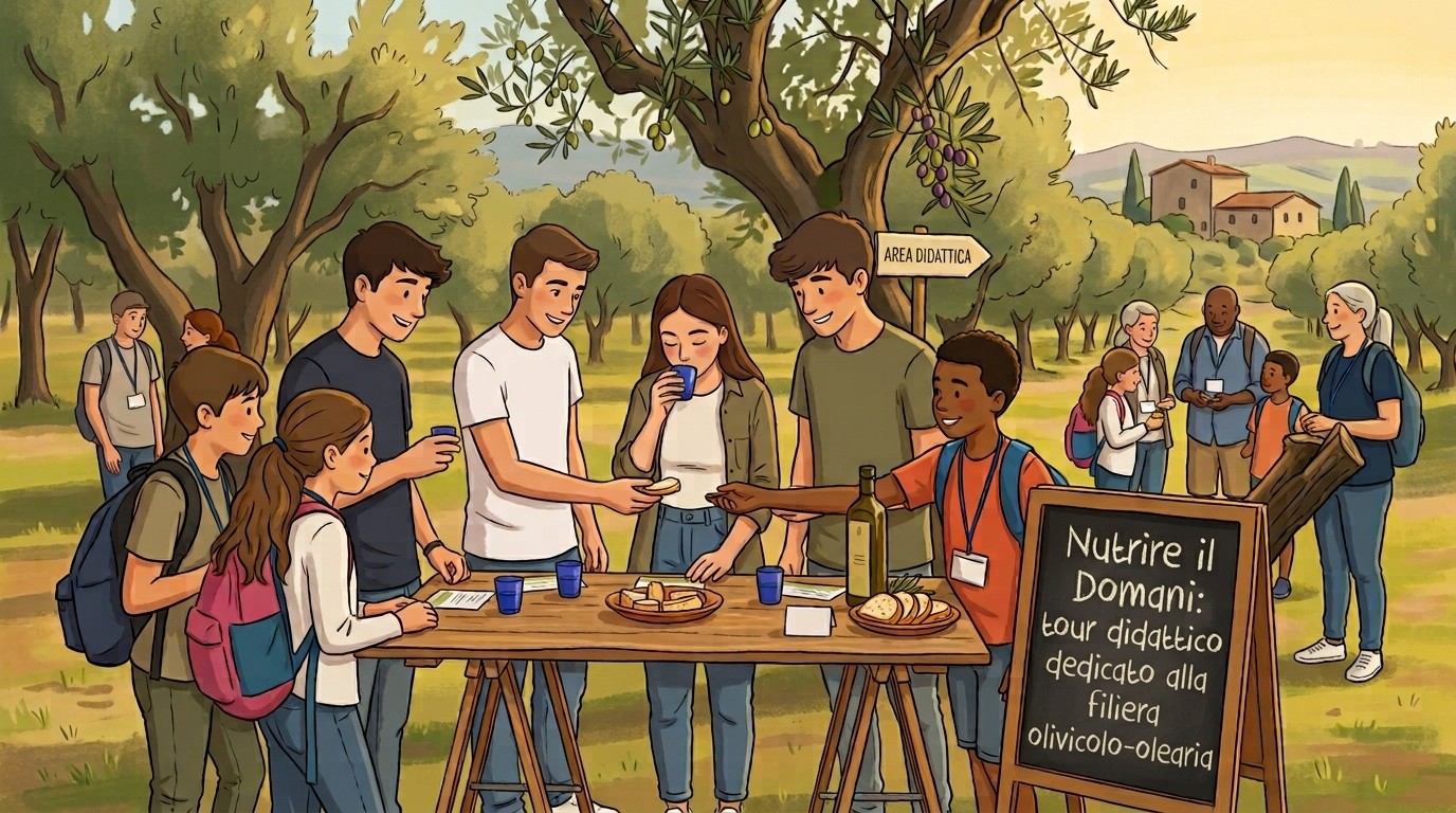 Nutrire il Domani: tour didattico dedicato alla filiera olivicolo-olearia